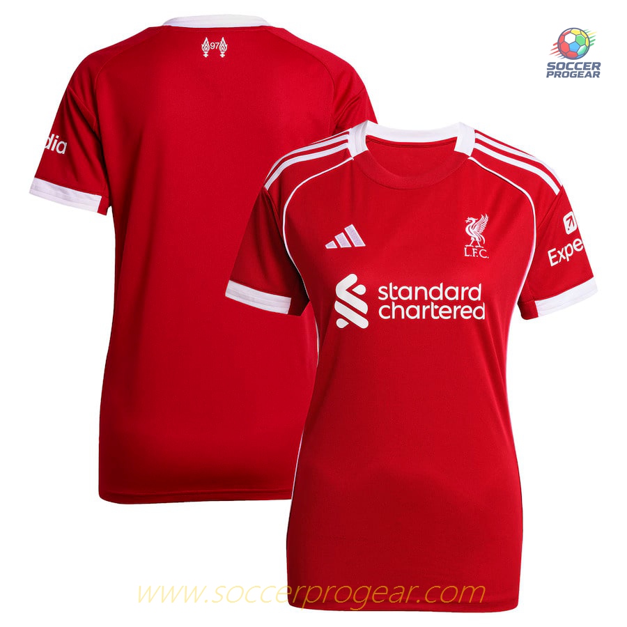 Liverpool Home Football Soccer Shirt 2025-2026 Season Women's Edition