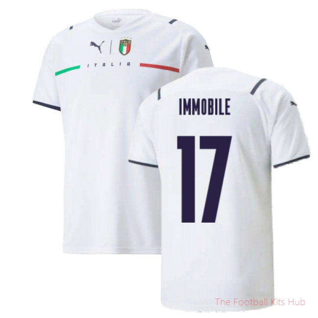 2021-2022 Italy Away Shirt (IMMOBILE 17)