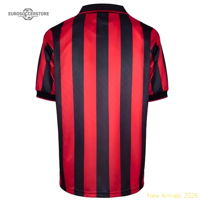 Authentic Official Ac Milan 1996 Home Retro Shirt