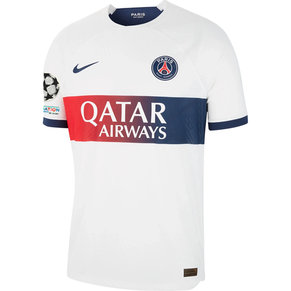 Paris Saint‑Germain FC Patches 2023-2024 UCL Away Jersey – Authentic Shirt