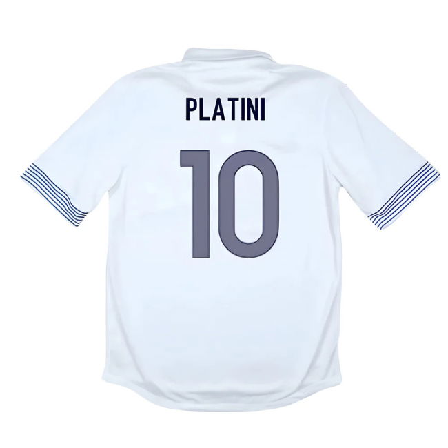 PLATINI 10 Official Licensed France Away Fan Shirt for Adults