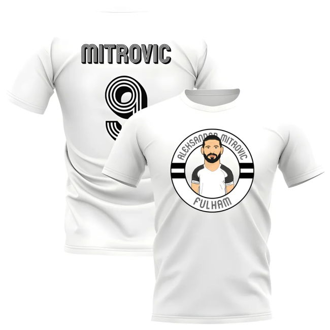 Fulham Football Club Official 2025-2026 Home Shirt (White)