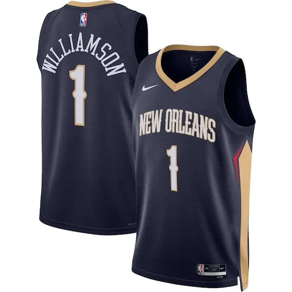 Zion Williamson NOP Swingman Jersey - stylish Basketball - Navy #1