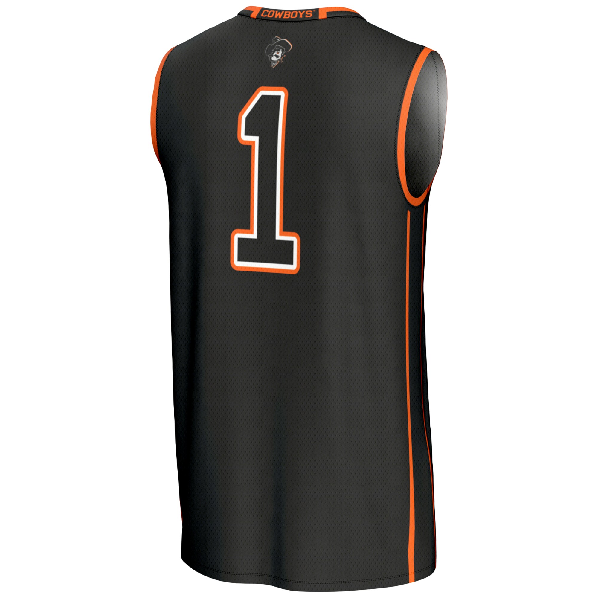 [NJP] Oklahoma State Cowboys GameDay Greats Unisex Lightweight Basketball Jersey - Black