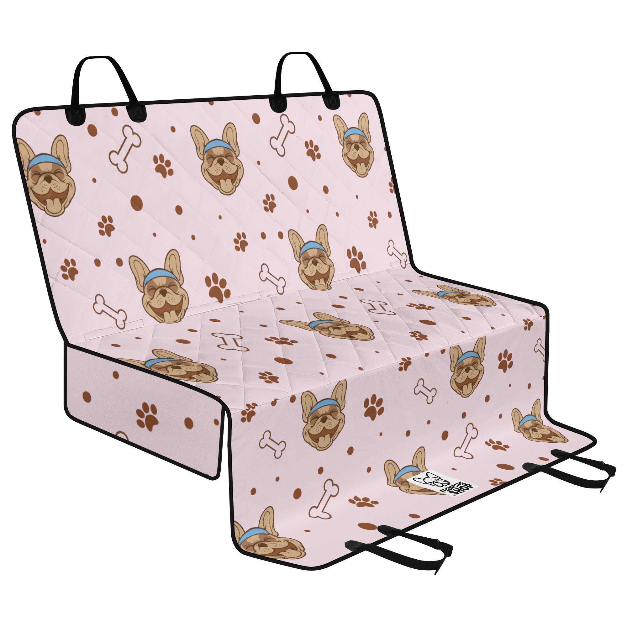 Cozy Dottie - Car Pet Seat Covers For French Bulldog for Everyday Wear