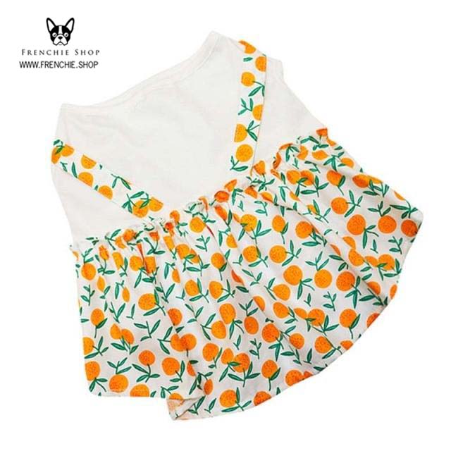 French Bulldog Frenchie Summer Dress Floral Cotton (w305) Durable Dog Item