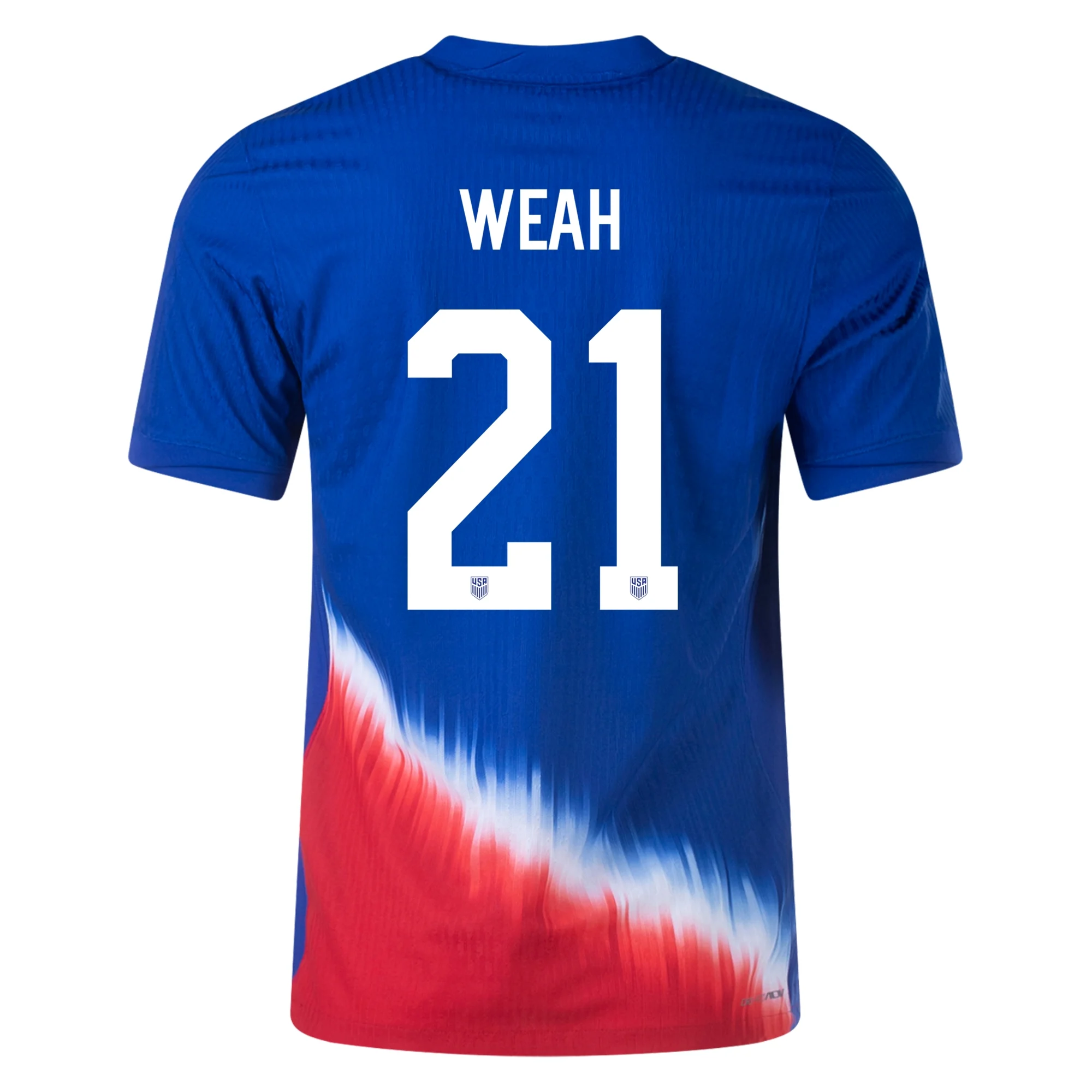 USA Timothy Weah 2024-2025 Away Shirt –  Player Version S