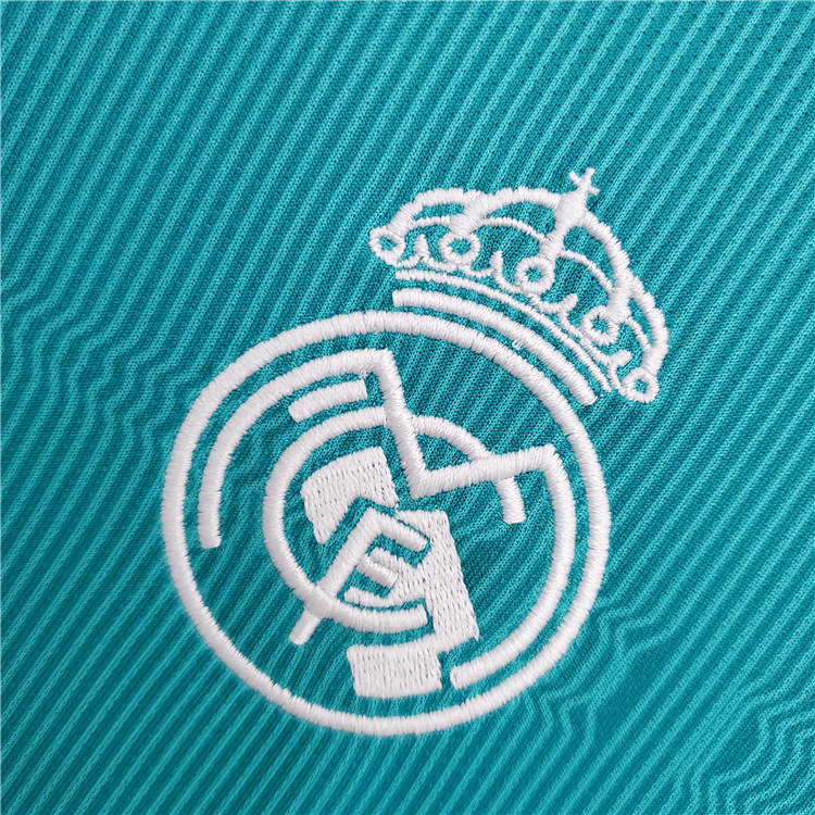 Moisture Wicking Real Madrid 21-22 Third Green Soccer Jersey Football