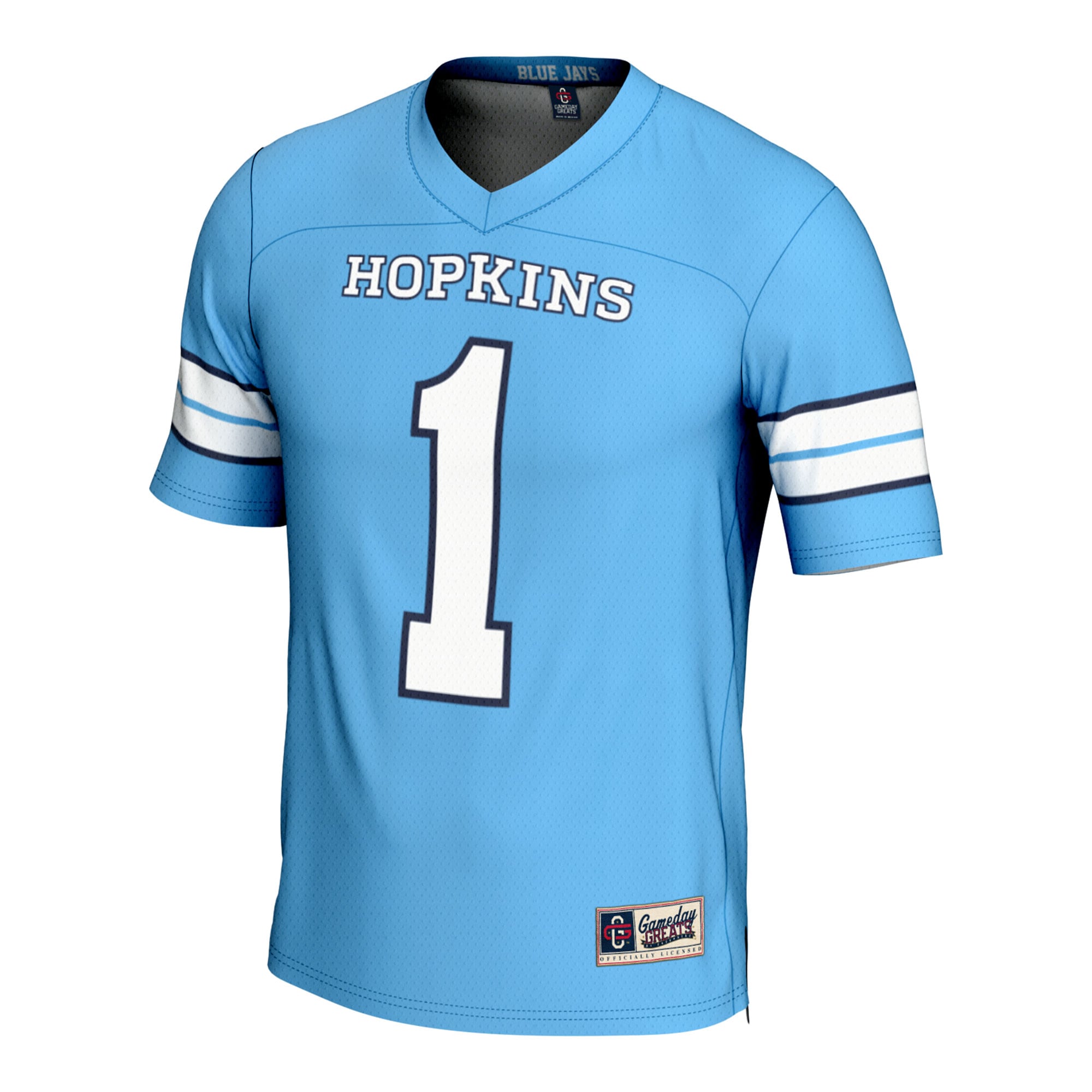 [DDG] Johns Hopkins Blue Jays GameDay Greats Youth Lightweight Lacrosse Jersey - Light Blue
