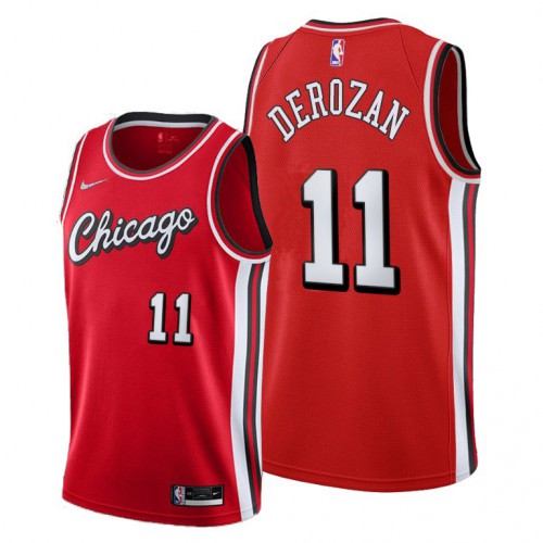 Chicago Chicago Bulls #11 Demar Derozan Womens 2021-22 City Edition Red NBA Jersey Womens