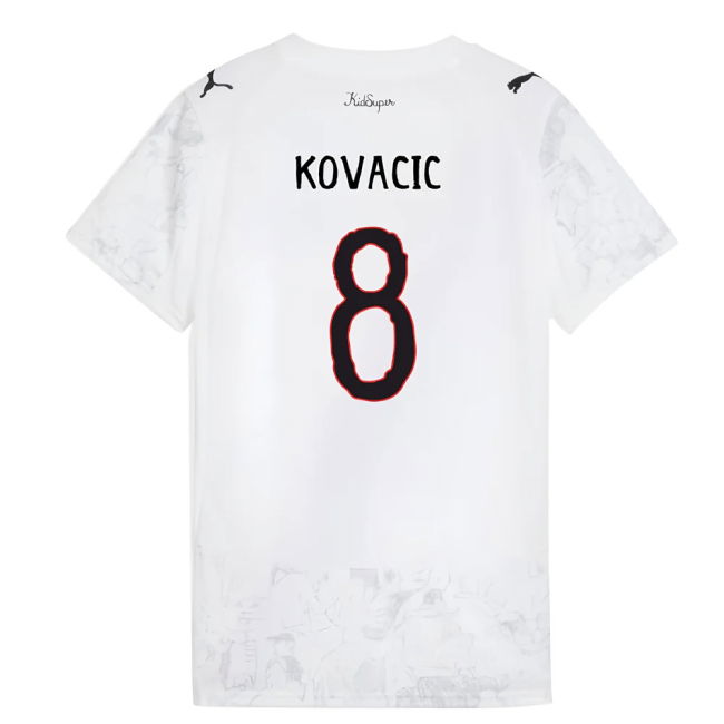 Kids Kovacic 8 Manchester City Historic Club Retro Jersey - 2025-2026
