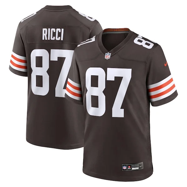 None Game NFL Jersey - Brown | Pro-Level Football Apparel | NFL Footba