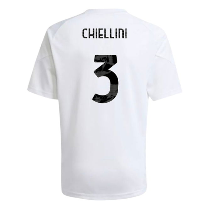 2025-2026 Juventus Training Shirt (White) - Kids (Chiellini 3)