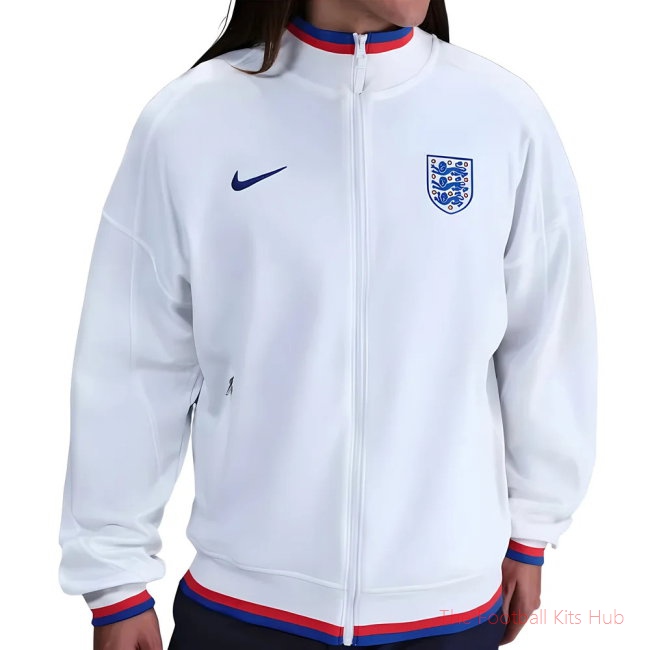 [SD] 2025/26 England Academy Pro Anthem Jacket (White)
