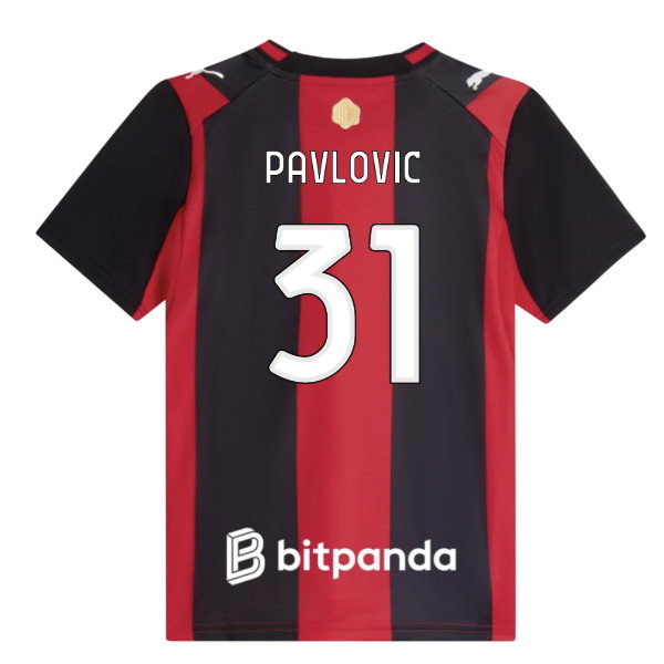 [DDJ] 2026-2027 AC Milan Home Shirt (Kids) (Pavlovic 31)