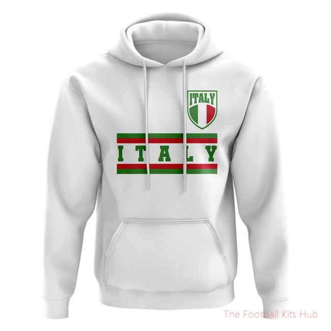 Italy Core Football Country Hoody (White)
