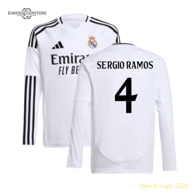 Real Madrid Children 2024 Home Jersey Shirt Football Fan Match Day Game Day For Football Fans