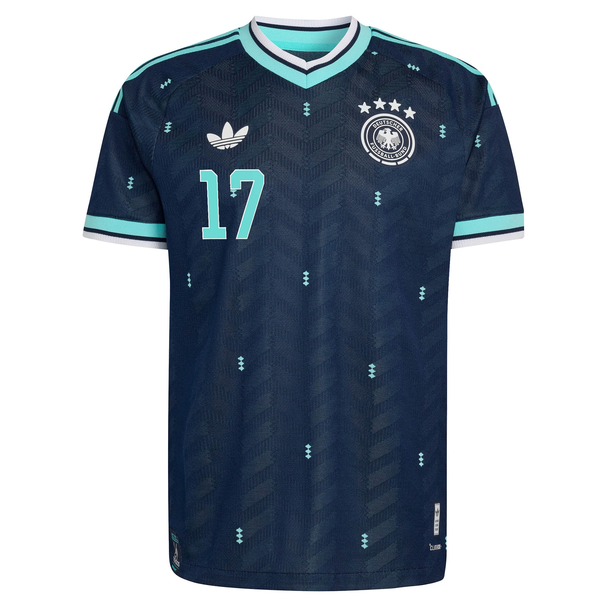 [SJH] Florian Wirtz Germany National Team 2026 Away On-Field Authentic Jersey - Navy