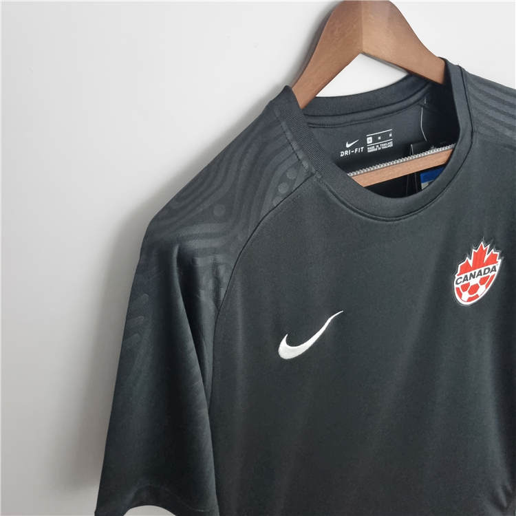 Performance Driven Canada World Cup 2022 Away Black Soccer Jersey