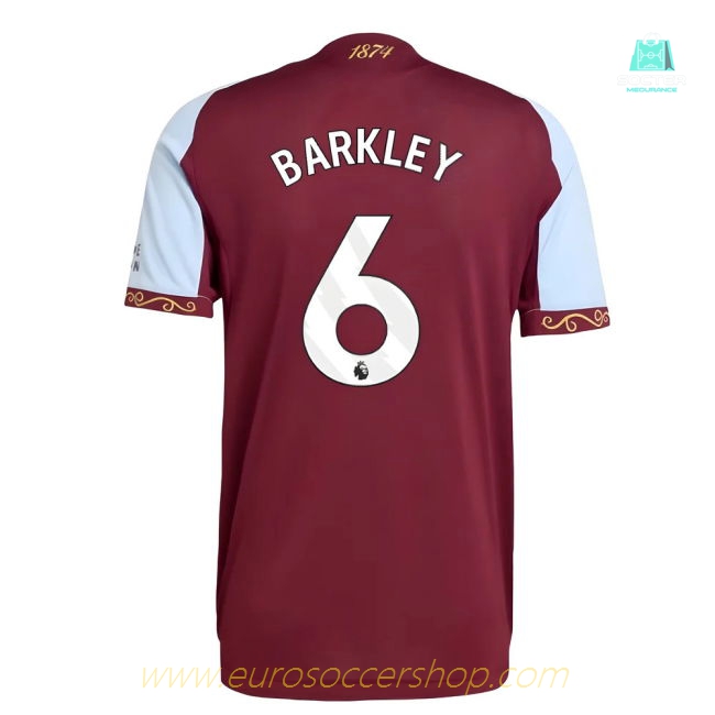 2025-2026 Aston Villa Authentic Home Shirt (Barkley 6)