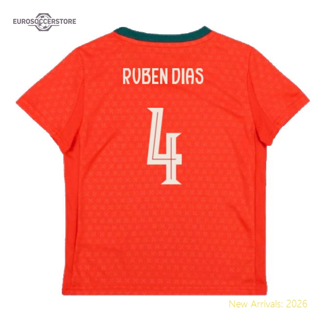 2025-2026 Portugal Home Mini Kit (Ruben Dias 4)