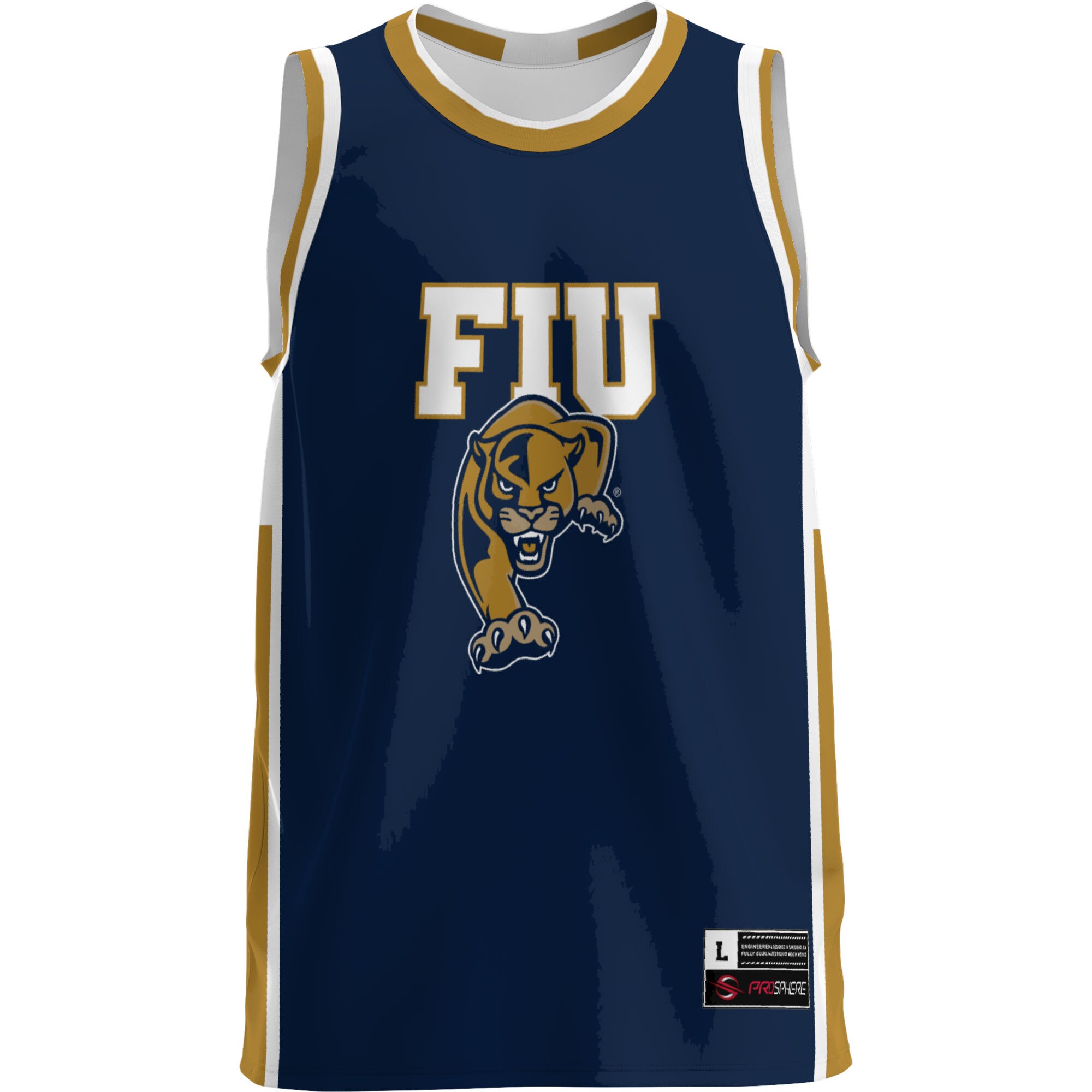 [DDG] FIU Panthers GameDay Greats Lightweight Basketball Jersey - Navy