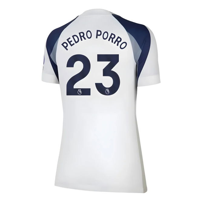 2025-2026 Tottenham Home Jersey (Womens) (Pedro Porro 23)