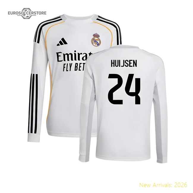 Real Madrid 2024-25 Home Fan Version For Kids (Huijsen Match Day Shirt