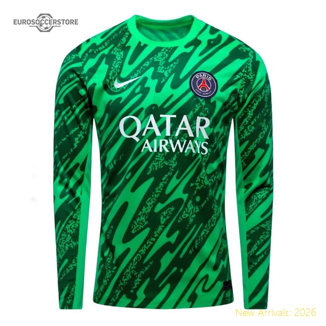 2024-2025 PSG Home Goalkeeper Shirt (Green)