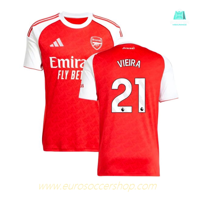 2025-2026 Arsenal Home Shirt (Vieira 21)