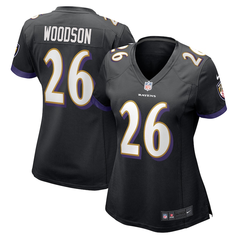 None Rod Woodson Baltimore Ravens Fan Favorite Team Replica Jersey