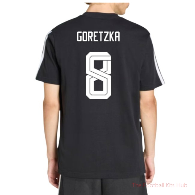 [SD] 2026/27 Germany DNA Tee (Black) (Goretzka 8)