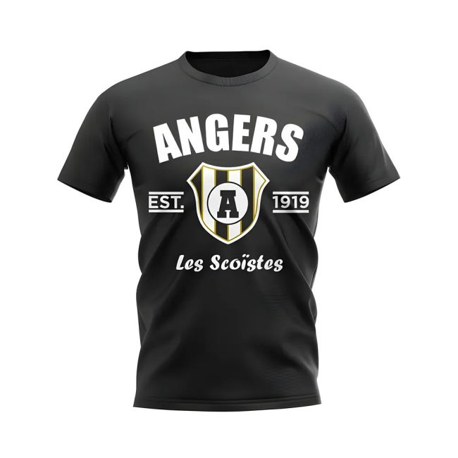 Angers Shirt (Black) Antibacterial Moisture Wicking Durable Stitching