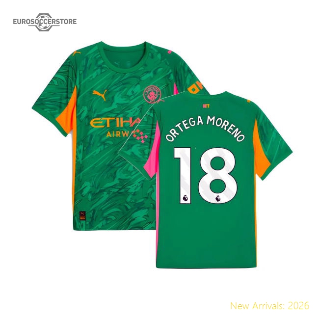 Man City Goalkeeper Away Kit 2025-2026 Stadium Edition Jersey