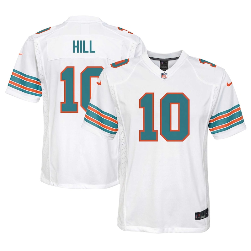 None Tyreek Hill Miami Dolphins NFL Team Game Jersey for NFL Fans