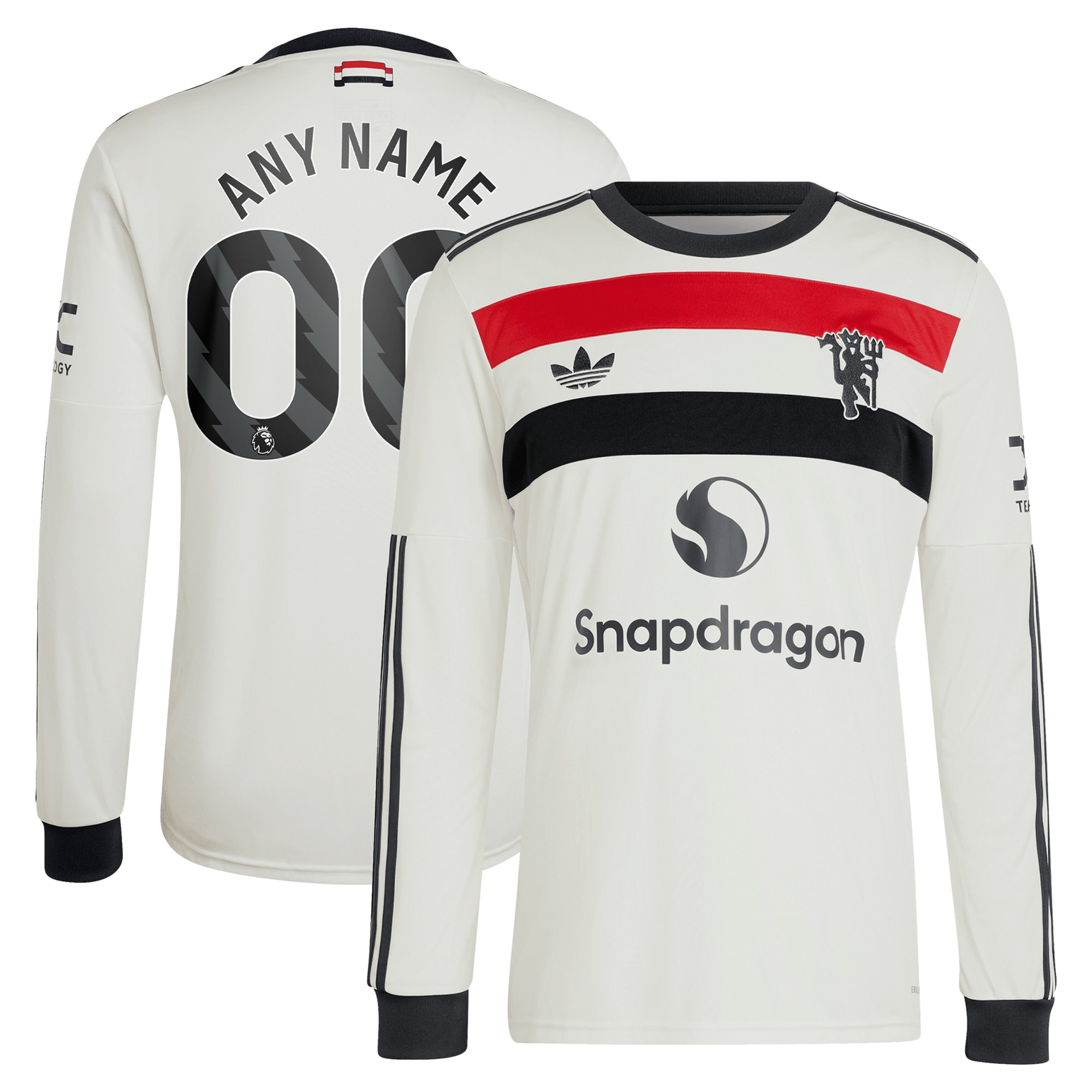 [JED] Women's Manchester United Originals 2024/25 Third Custom Replica Long Sleeve Jersey - Cream