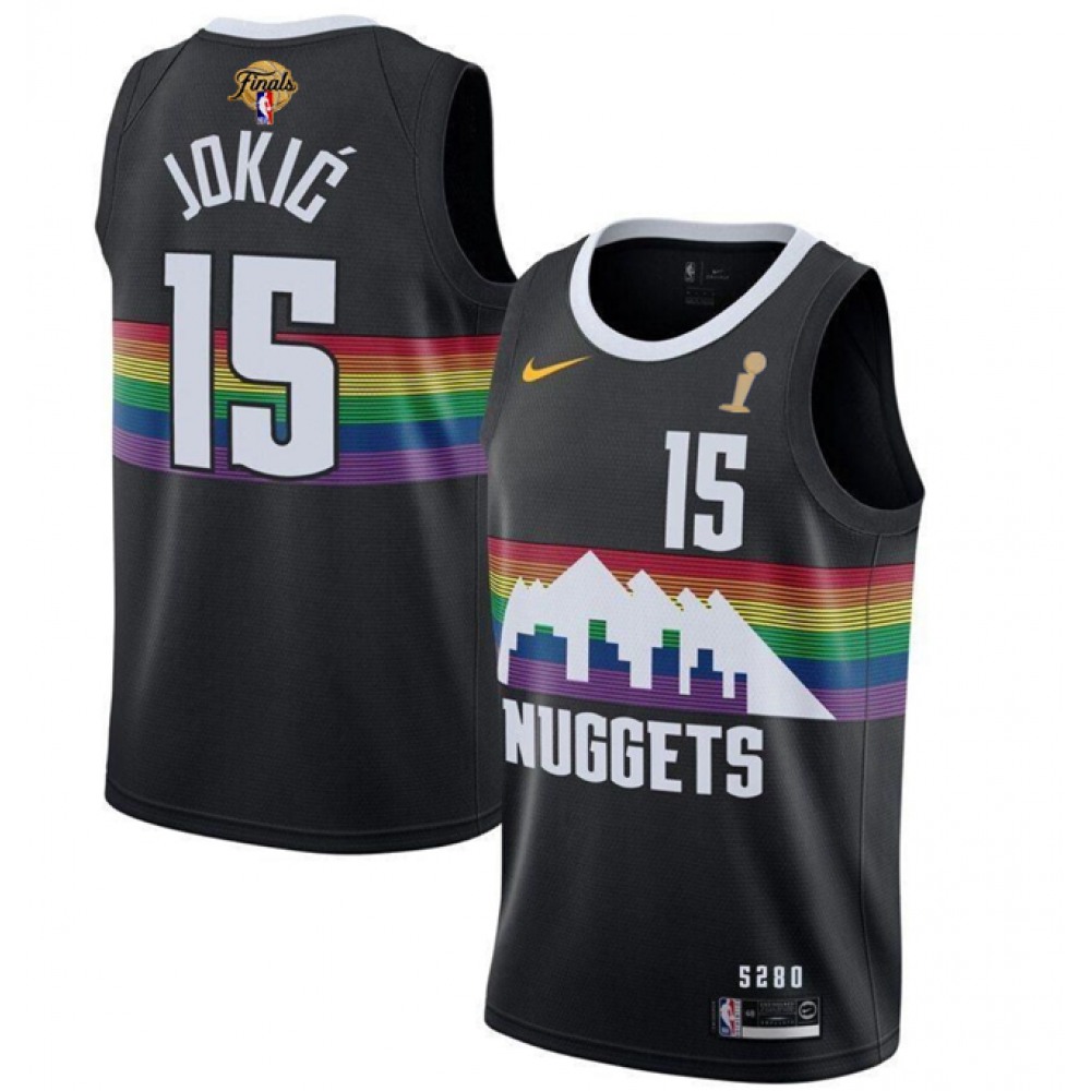 Nikola Jokic15 Denver Nuggets Black Jersey - City Edition - NBA Collection