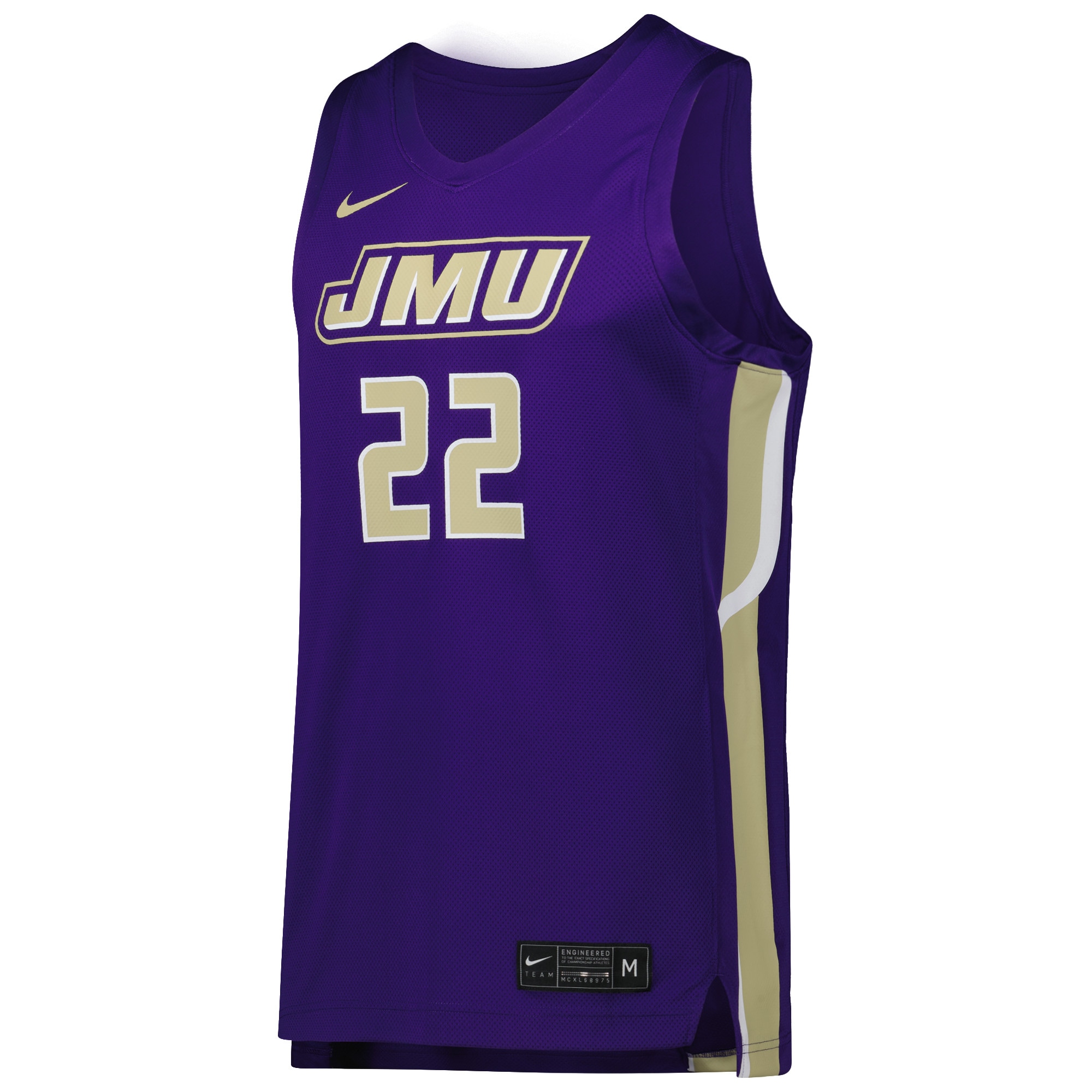 [DDG] James Madison Dukes Replica Basketball Jersey - Purple
