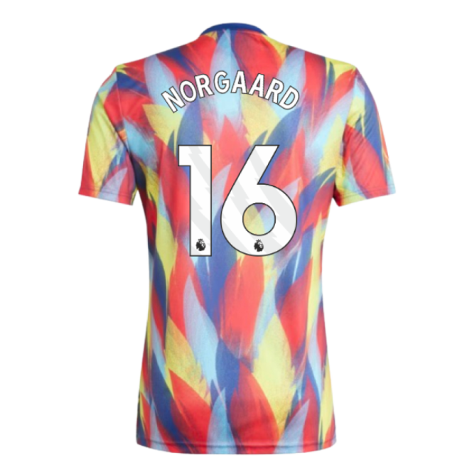 2025-2026 Arsenal Pre-Match Shirt (Victory Blue) (Norgaard 16)