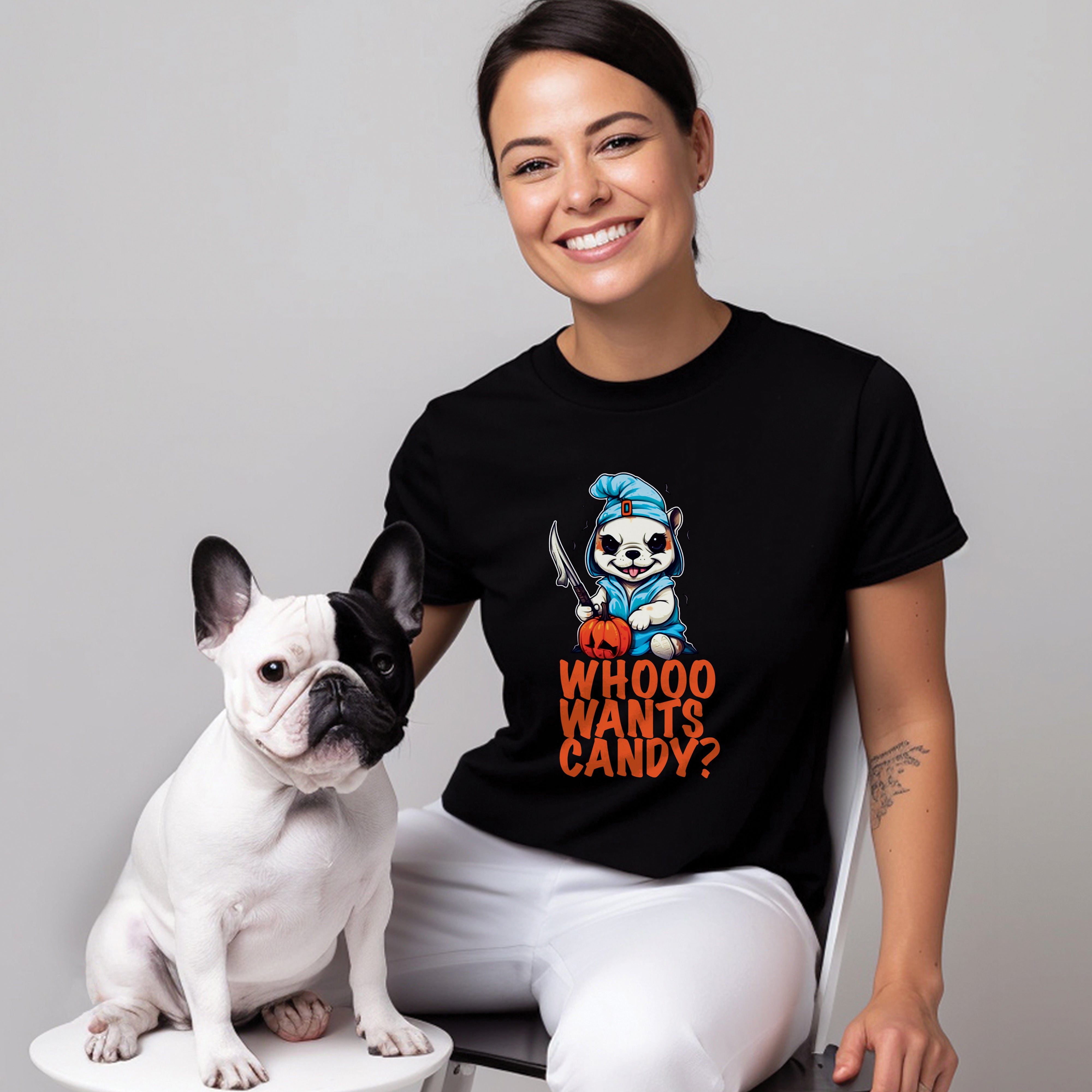 French Bulldog Halloween Dog Apparel Unisex T Shirt Comfy Pet Product