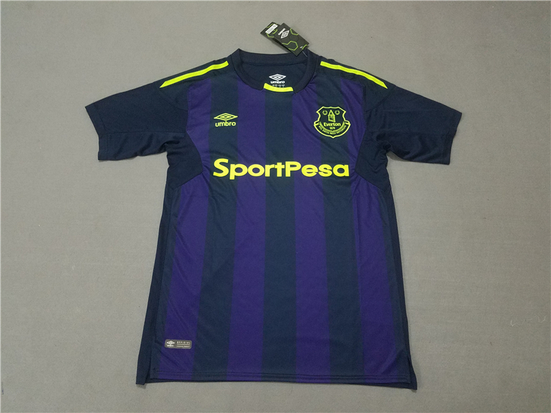 Licensed Comfort Fit Everton Third 201718 Soccer Jersey Shirt