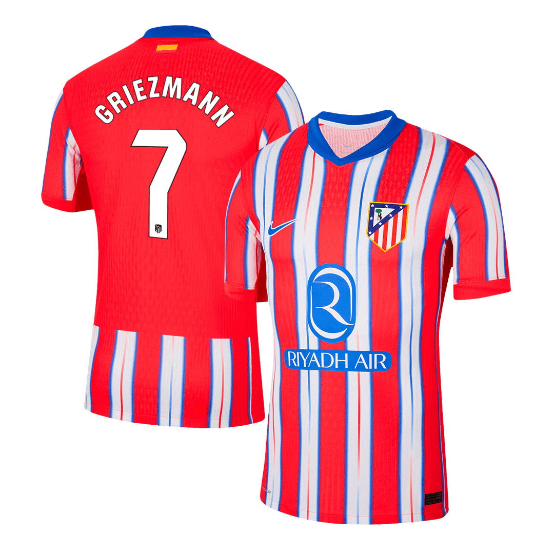 Player Version GRIEZMANN #7 Atletico Madrid Home Soccer Jersey 2024/25