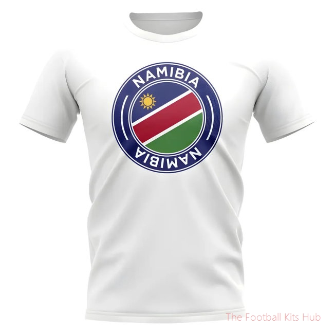 Namibia Football Badge T-Shirt (White)