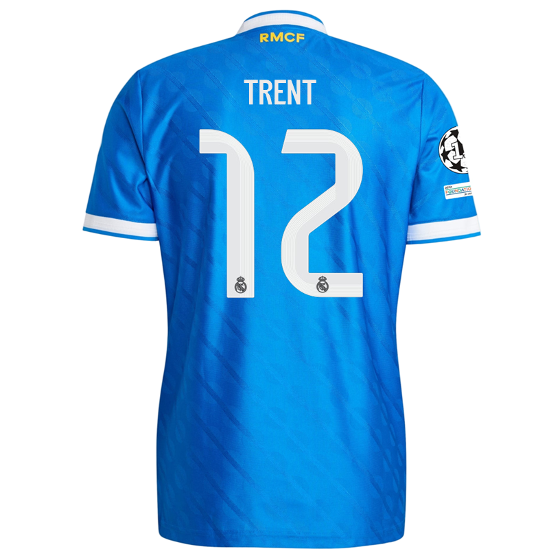 Real Madrid Real 2025-2026 UCL Third Jersey – Authentic Shirt