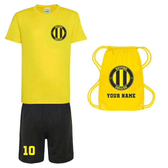 Personalised Watford Training Kit Package | Durable | Lightweight