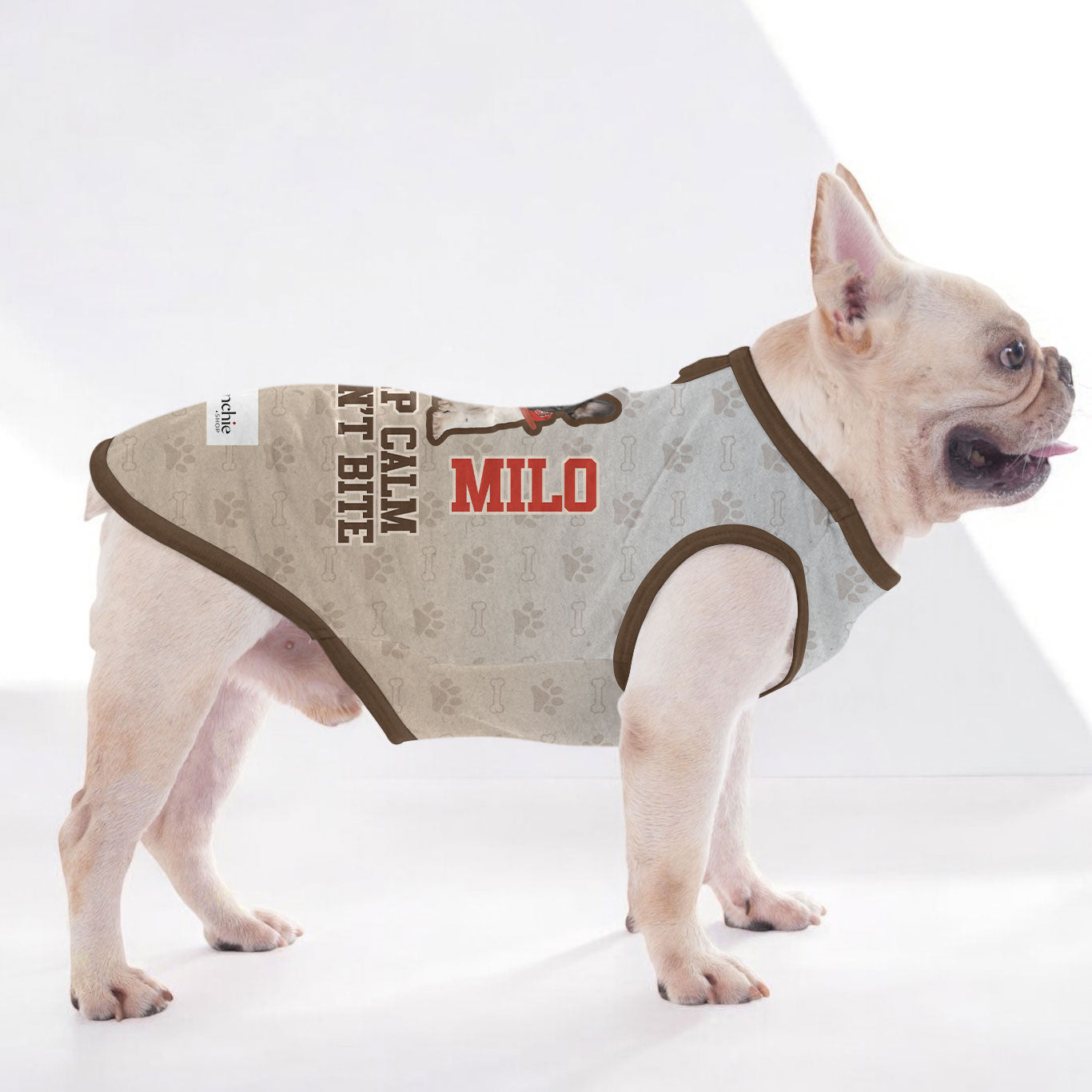 Fashion-Forward Personalized Shirt For Frenchies With Your Pup’s Imag...