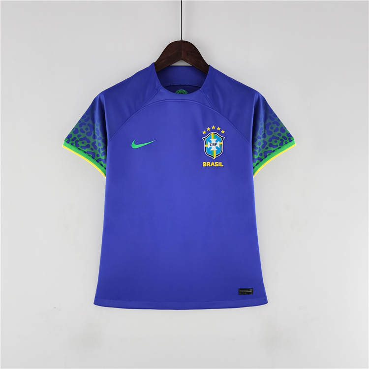 Professional Grade WOMEN'S BRAZIL WORLD CUP 2022 AWAY SHIRT