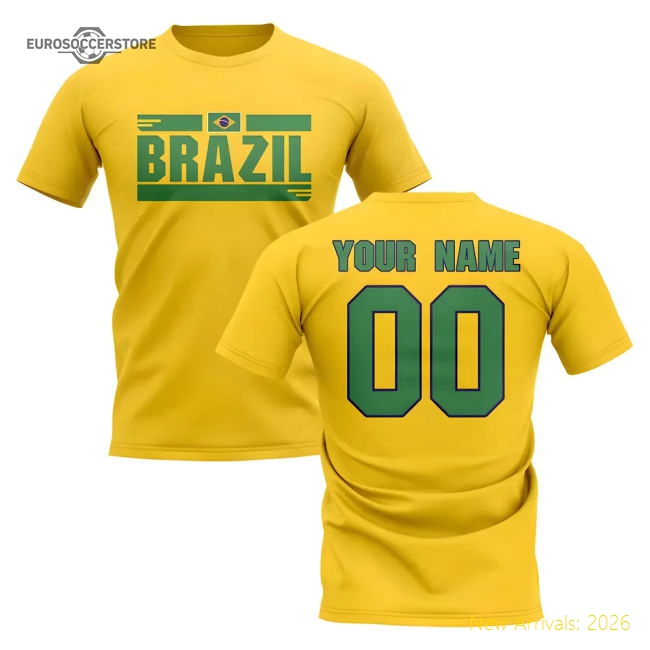 National Teams,Brazil Supporter Wear Jersey For Match Days