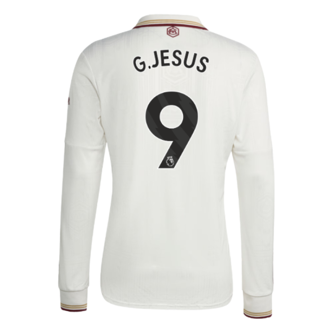 2025-2026 Arsenal Long Sleeve Third Shirt (G.Jesus 9)