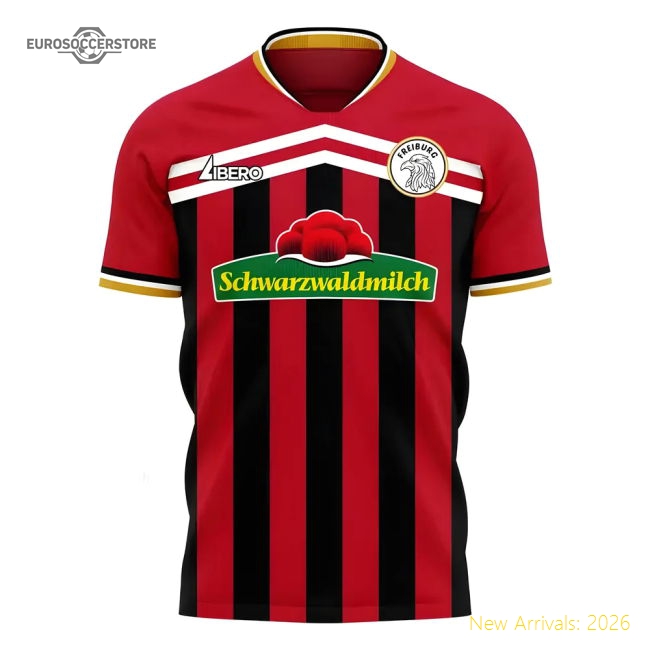Premium Freiburg 2025-2026 Home Concept Football Kit (libero) - Baby